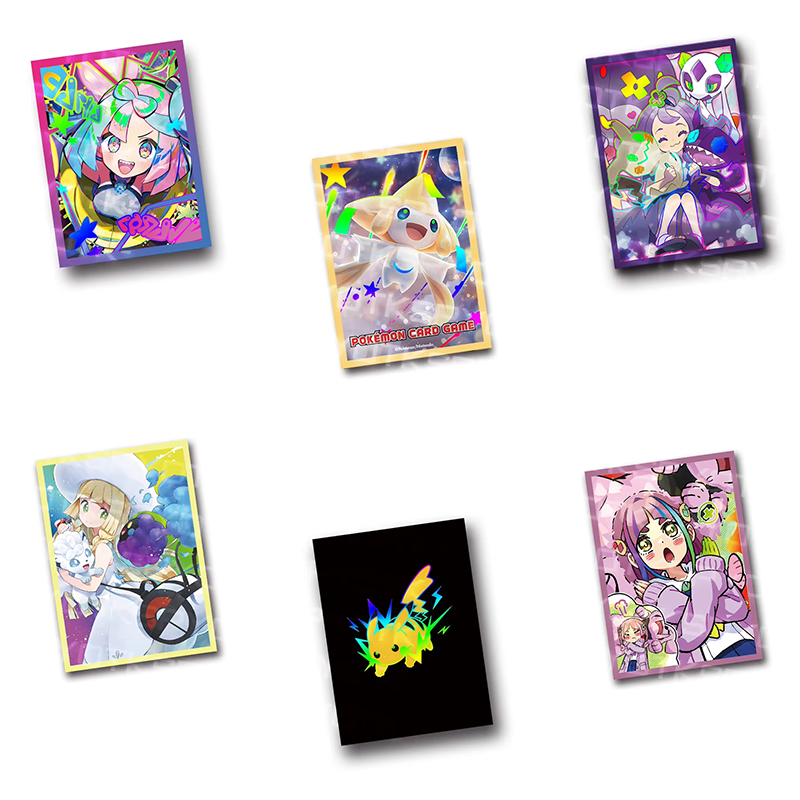 60Pcs/Set 67x92mm Anime Pokemo - đánh giá và giá Card Penny Sleeve