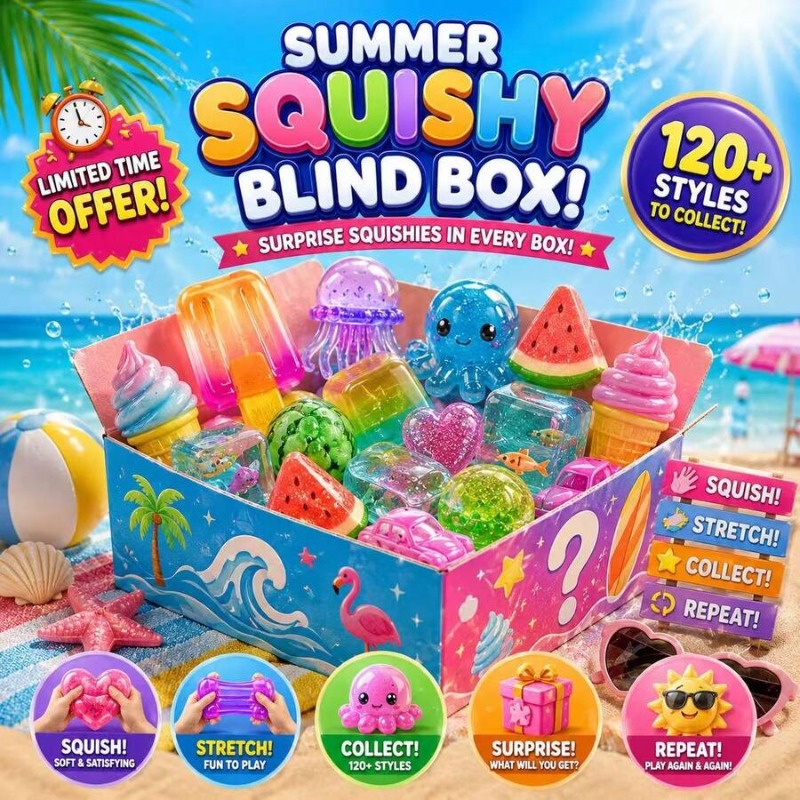 120+ Pieces Assorted Squishy F - đánh giá và giá Mystery Box Blind Bag
