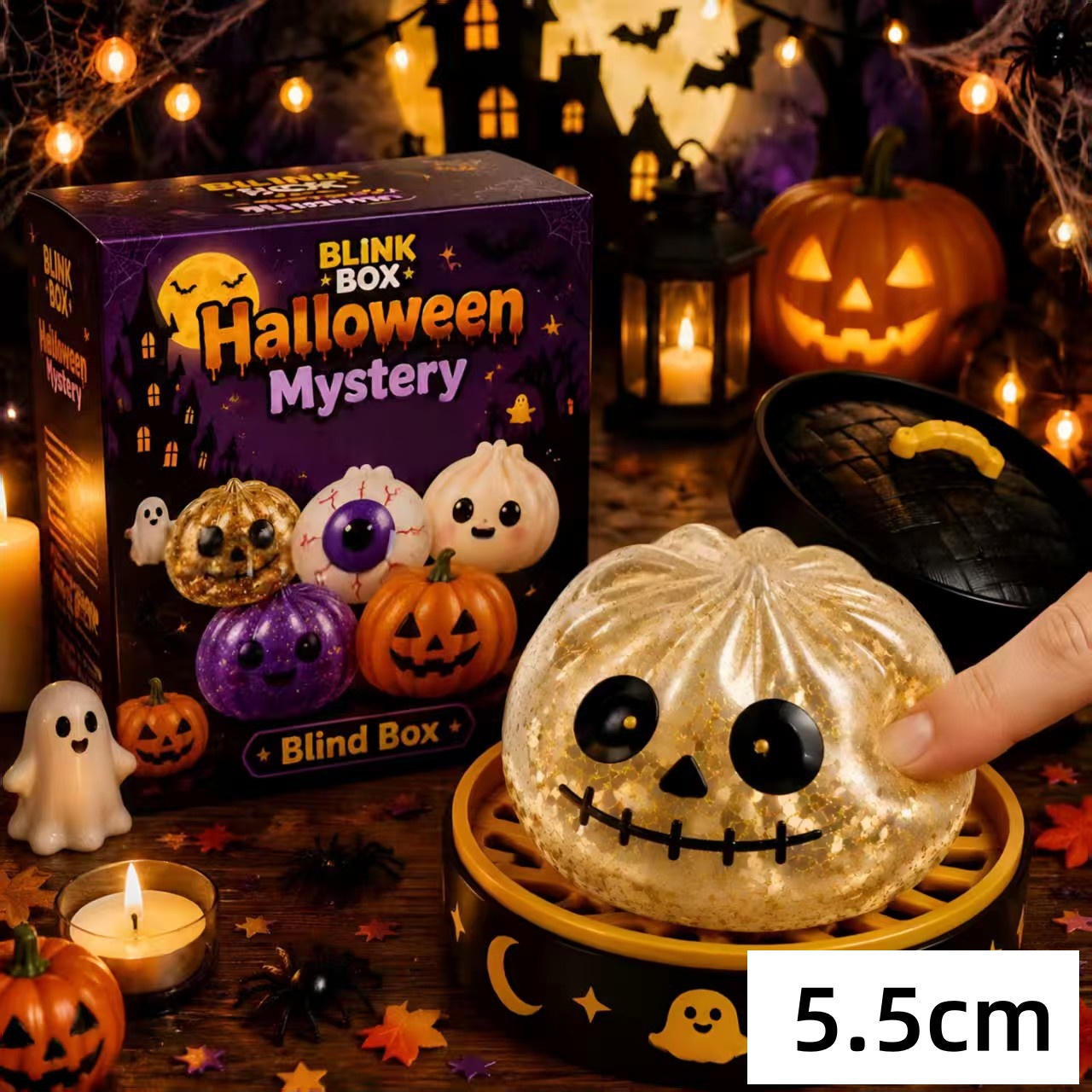 5.5cm Halloween ghost pinch mu - đánh giá và giá Vinyl Figure Blank